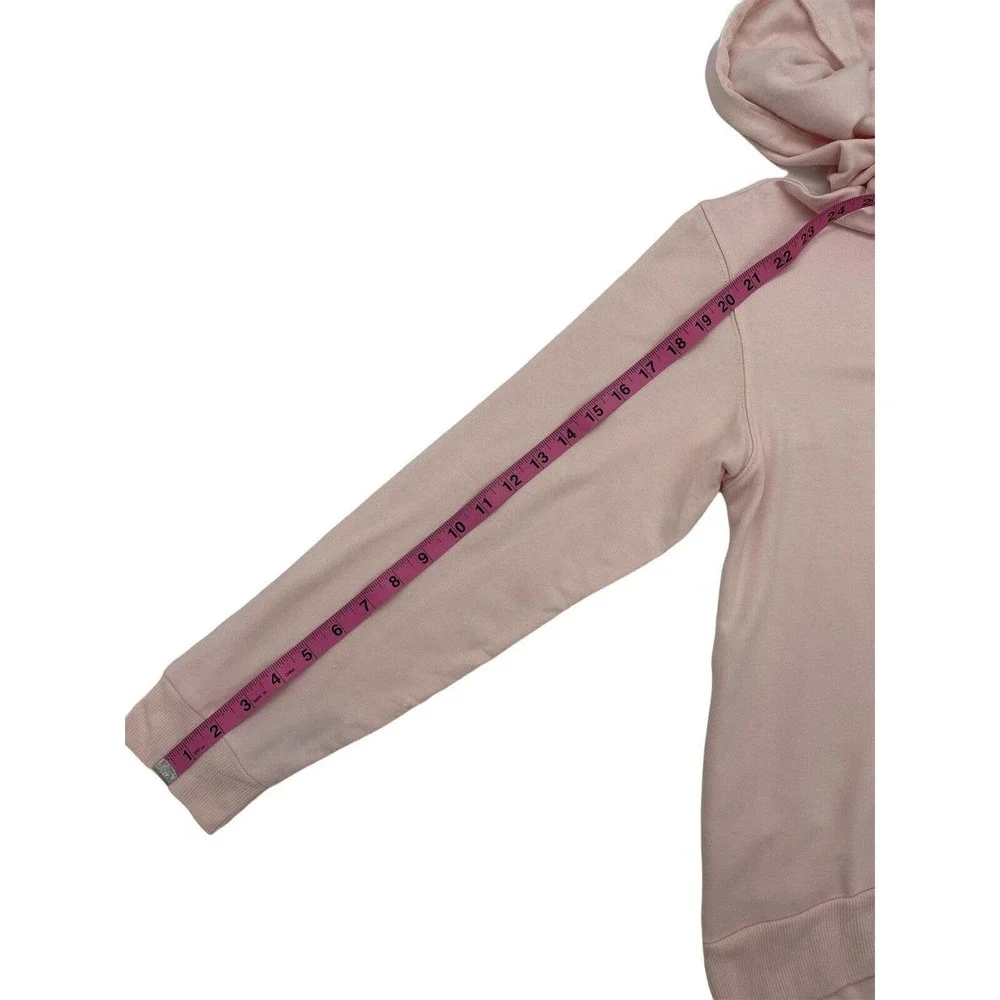 Splendid Gathered Back Hoodie Pajama Top In Ballerina Pink Size M - Picture 10 of 11